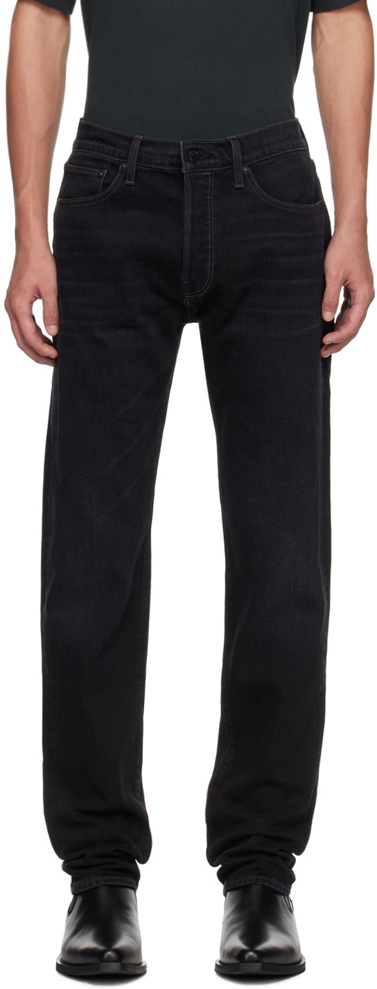 Re/Done Black 60s Slim Jeans