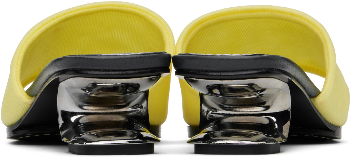 Nicole Saldaña Yellow Sarah Heeled Sandals