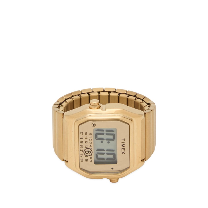Photo: Timex x MM6 T80 Gold-Tone Ring Watch - M/L in Gold 
