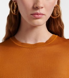 Saint Laurent Cassandre hoop earrings