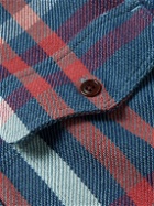 Alex Mill - Checked Cotton-Flannel Shirt - Blue