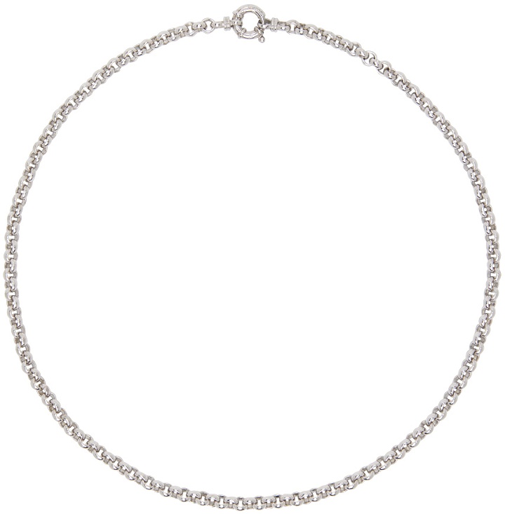 Photo: Tom Wood Silver Thick Rolo Chain Necklace