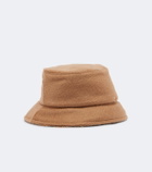 Max Mara Reversible camel hair and silk bucket hat