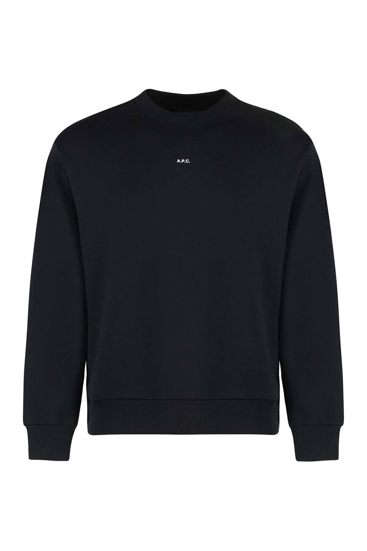 【送料&関税込】A.P.C. Boxy Micro Logo Cotton Crew-neck Swea A.P.C. Boxy Micro Logo Cotton Crew-neck Sweatshirt A.P.C.
