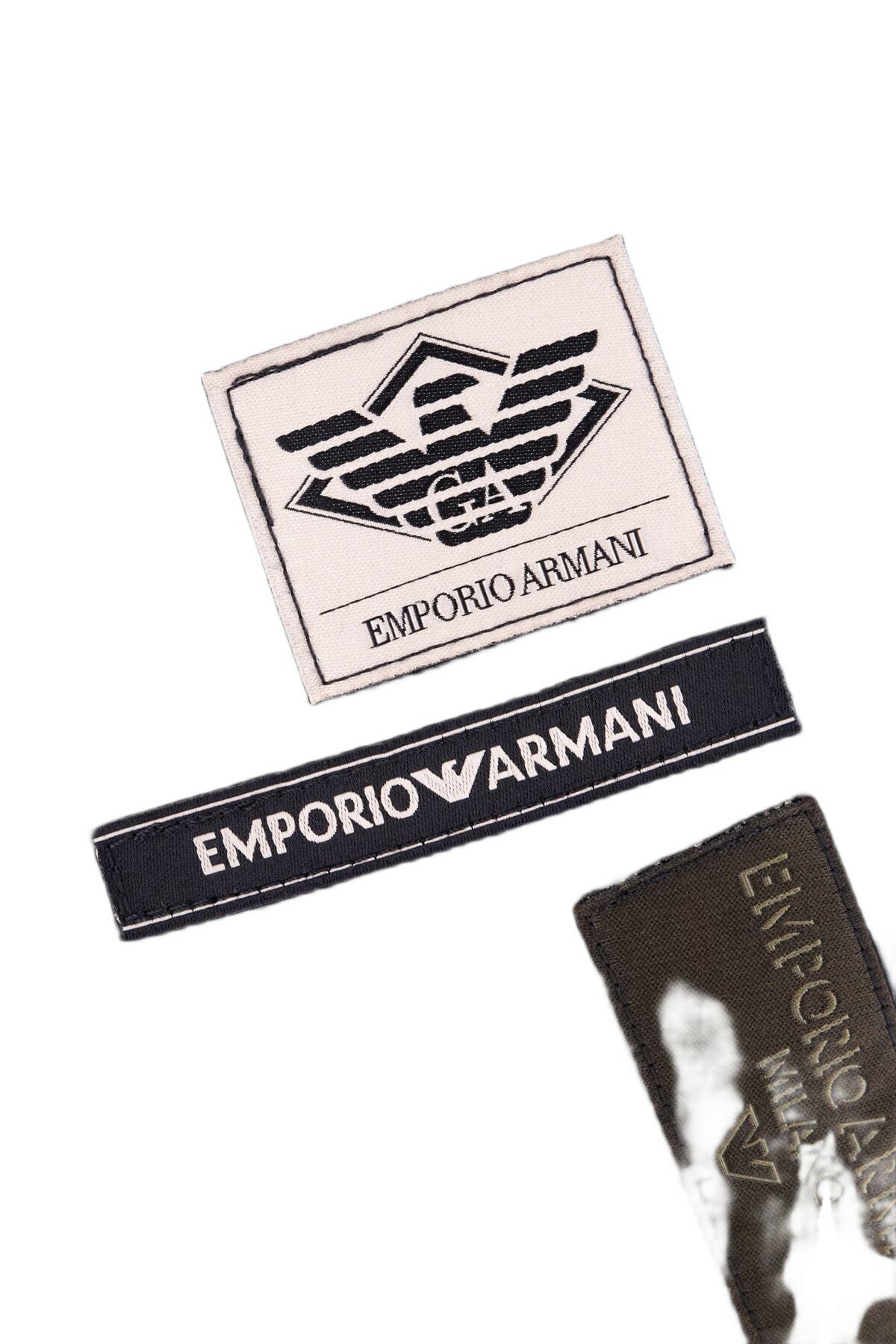 Emporio Armani Black Cotton Blend Sweatshirt