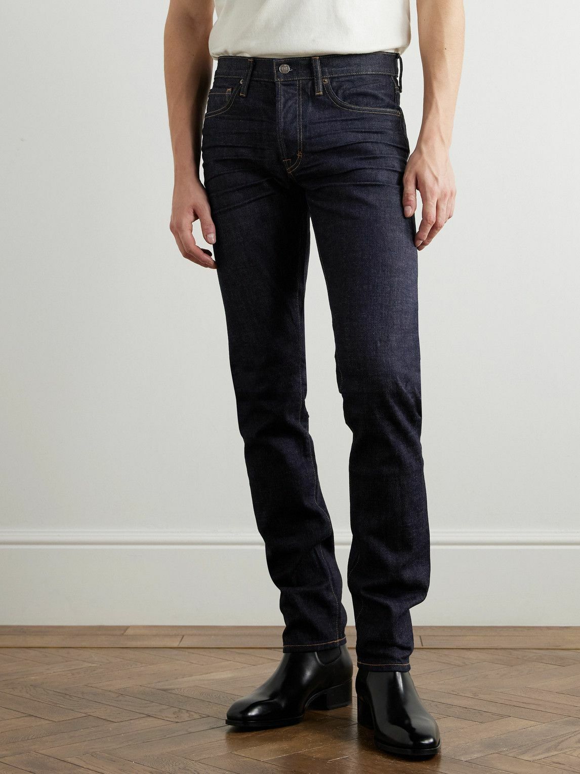 TOM FORD - Slim-Fit Jeans - Blue