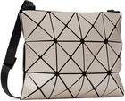 Bao Bao Issey Miyake Beige Lucent Crossbody Bag