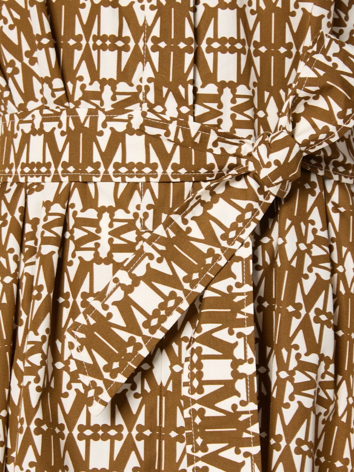MAX MARA Luxgi Printed Poplin Long Dress Max Mara