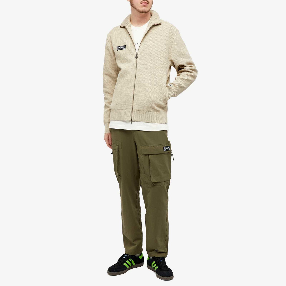 Adidas Statement Men's Adidas SPZL Lawton Track Top in Hemp