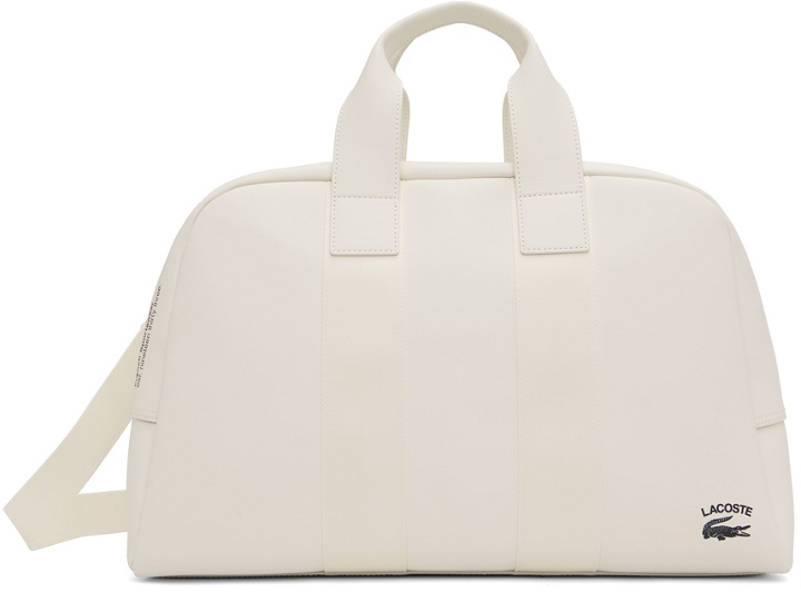 Photo: Lacoste White Weekend Duffle Bag