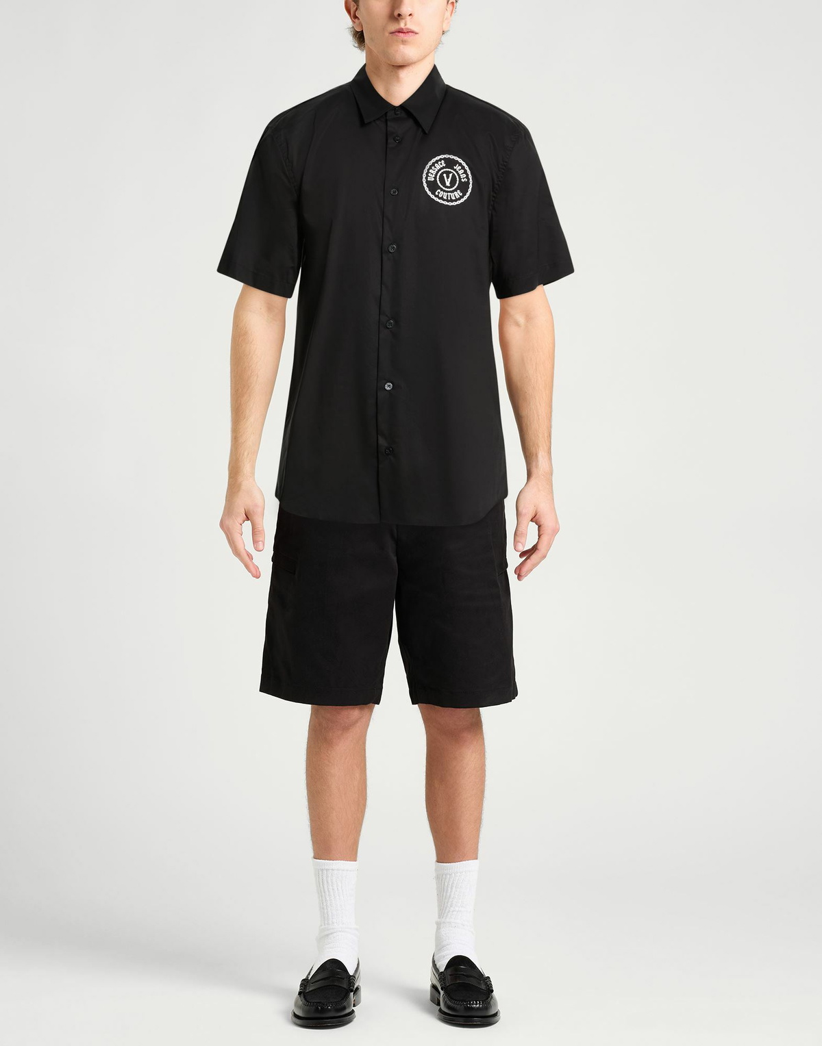 Versace Jeans Couture Mens Shirt in Black