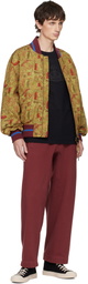 Vivienne Westwood Yellow Bernardo Reversible Bomber Jacket