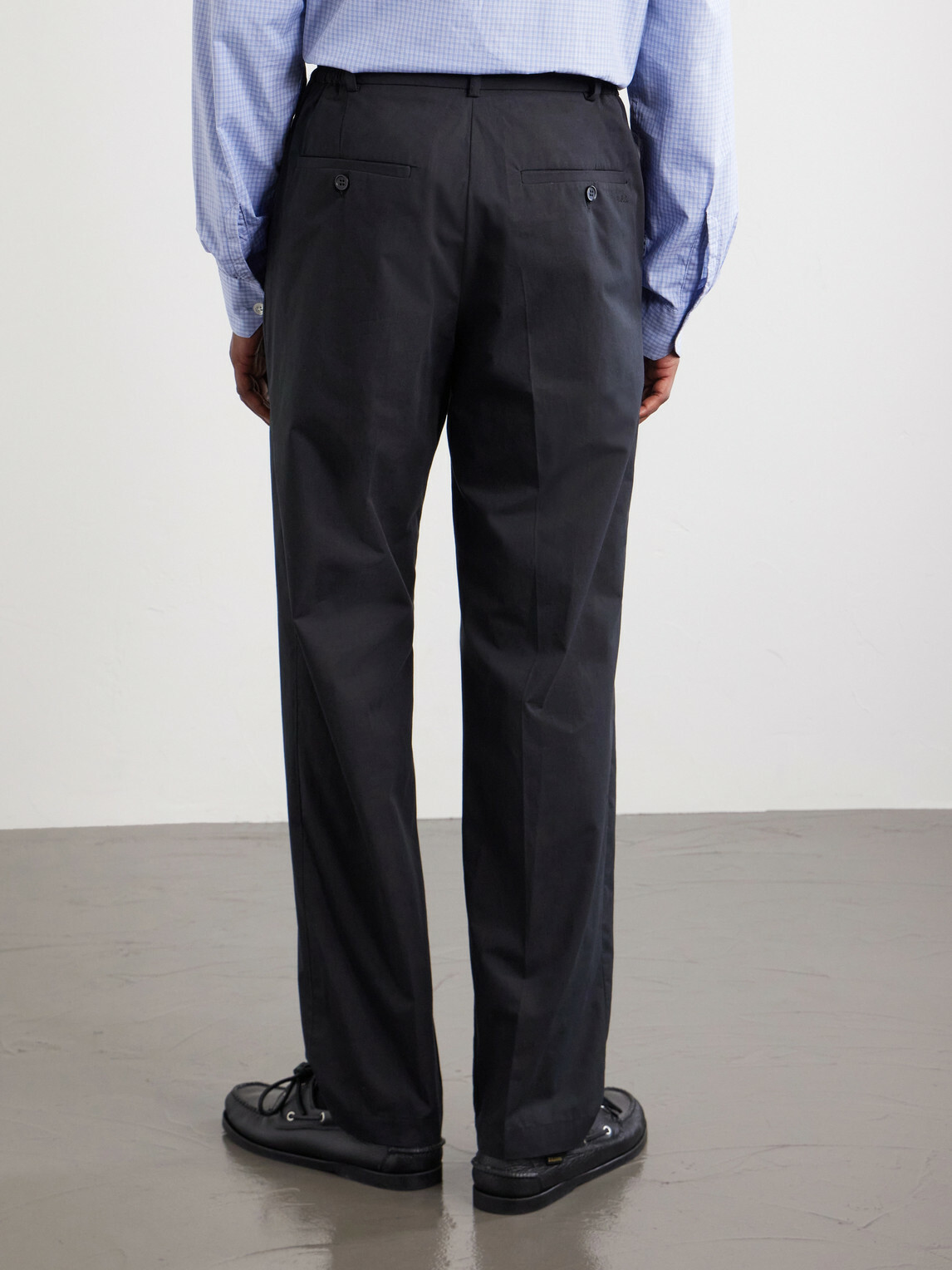 A.P.C. - Dylan Straight-Leg Cotton-Poplin Trousers - Black