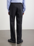 A.P.C. - Dylan Straight-Leg Cotton-Poplin Trousers - Black