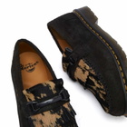 Dr. Martens Women's Adrian Hairy Suede Snaffle Loafer in Black