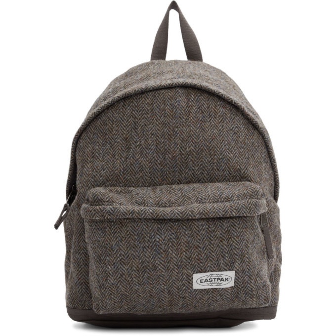 Photo: Eastpak Brown Harris Tweed Edition Wool Herringbone Padded Pakr Backpack