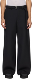 sacai Black Belted Trousers