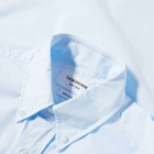 Thom Browne Men's Grosgrain Placket Solid Poplin Shirt in Light Blue