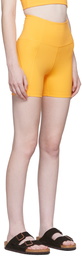 Girlfriend Collective Orange High-Rise Run Shorts