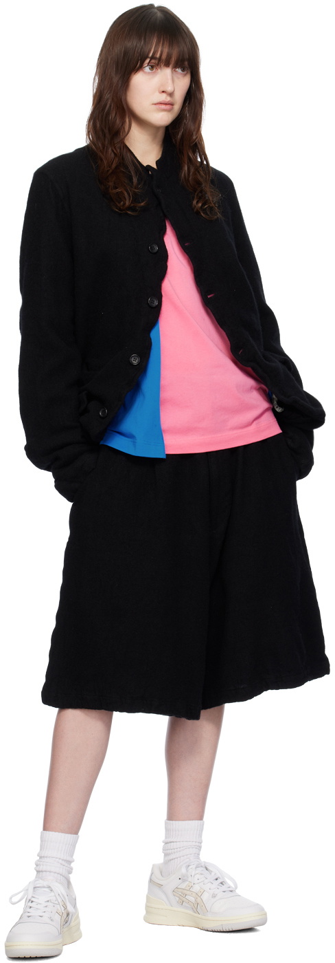 COMME des GARCONS 1980s Size S Black Wool Peak Lapel Blazer