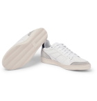 AMI - Leather and Suede Sneakers - Men - White