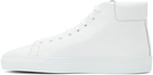 Moschino White Logo High Sneakers