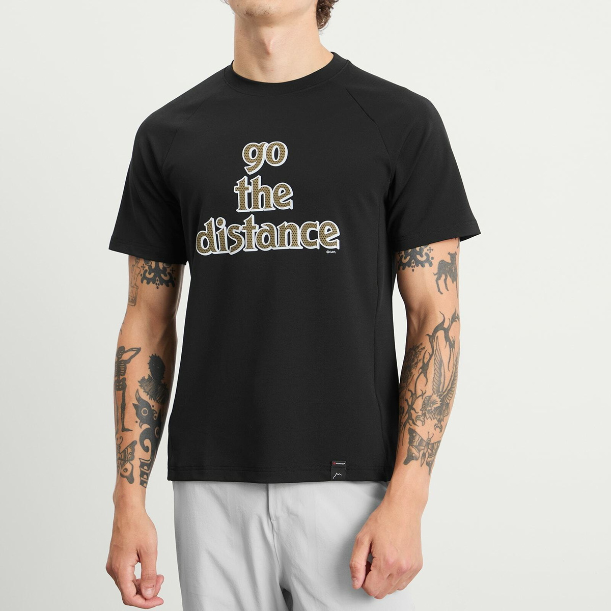 CAYL Men's Polartec Delta Graphic T-Shirt in Black