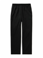 Acne Studios - Prudent Wide-Leg Wool-Jersey Trousers - Black