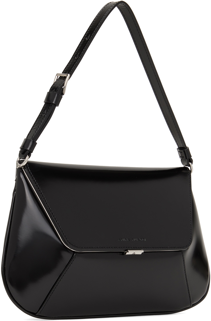Amina Muaddi Black Ami Bag