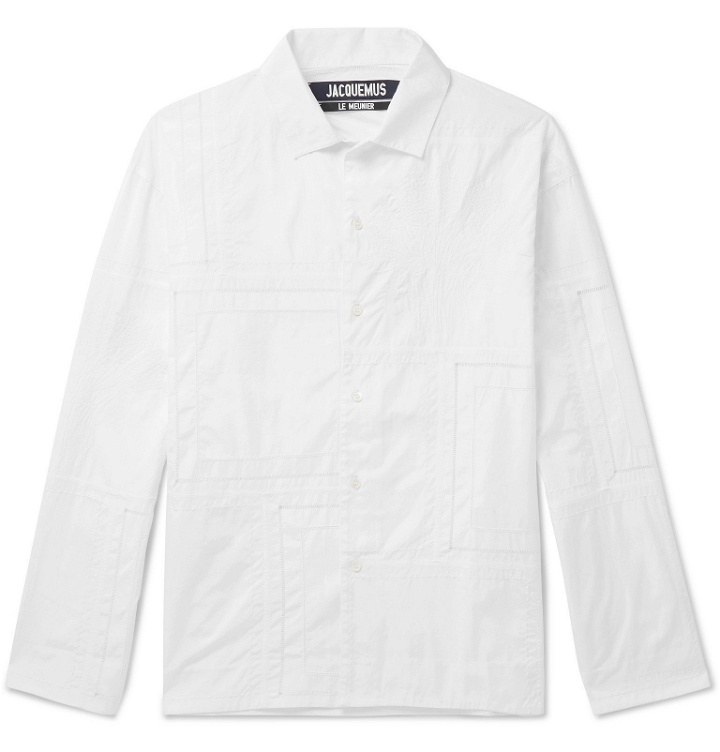 Photo: Jacquemus - Mouchoirs Embroidered Cotton Shirt - White