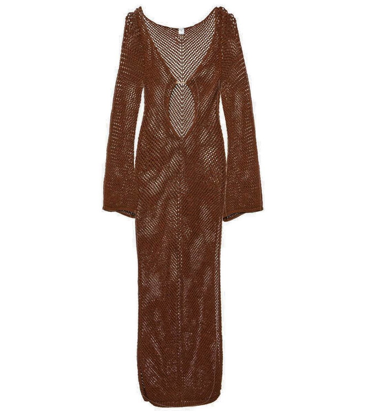 Photo: Bananhot Rey cutout cotton-blend maxi dress