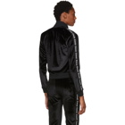 Marcelo Burlon County of Milan Black Logo Tape Track Jacket