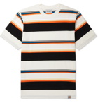 Carhartt WIP - Sunder Logo-Appliquéd Striped Cotton-Jersey T-Shirt - White