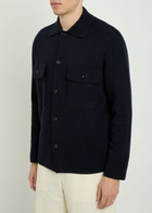Allude Wool and Cashmere-blend Overshirt Black
