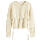 Peachy Den Women's Gabrielle Knit Cardigan in Buttercup