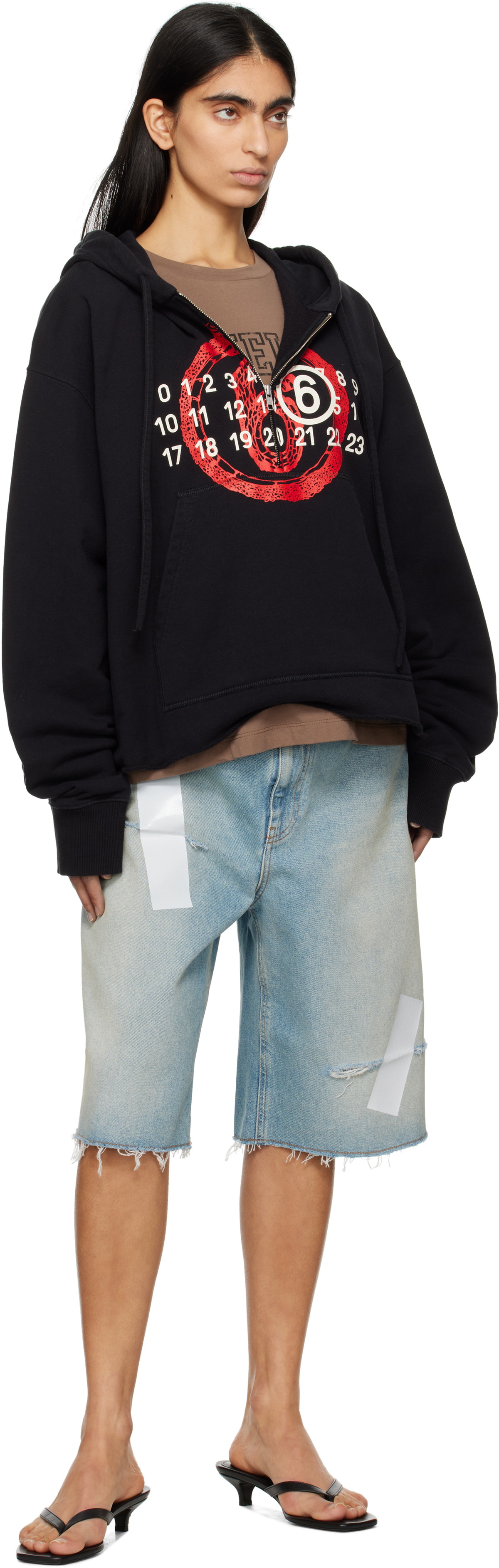 MM6 Maison Margiela Black Lunar New Year Capsule Hoodie