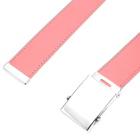 Comme des Garçons Super Fluro Leather Belt in Pink/Yellow