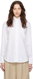 Victoria Beckham White Oversized Shirt