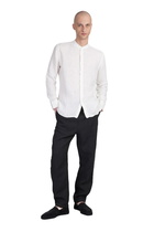120% Lino Shirt In Beige Linen