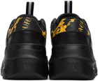 Versace Jeans Couture Black & Gold Speedtrack Sneakers