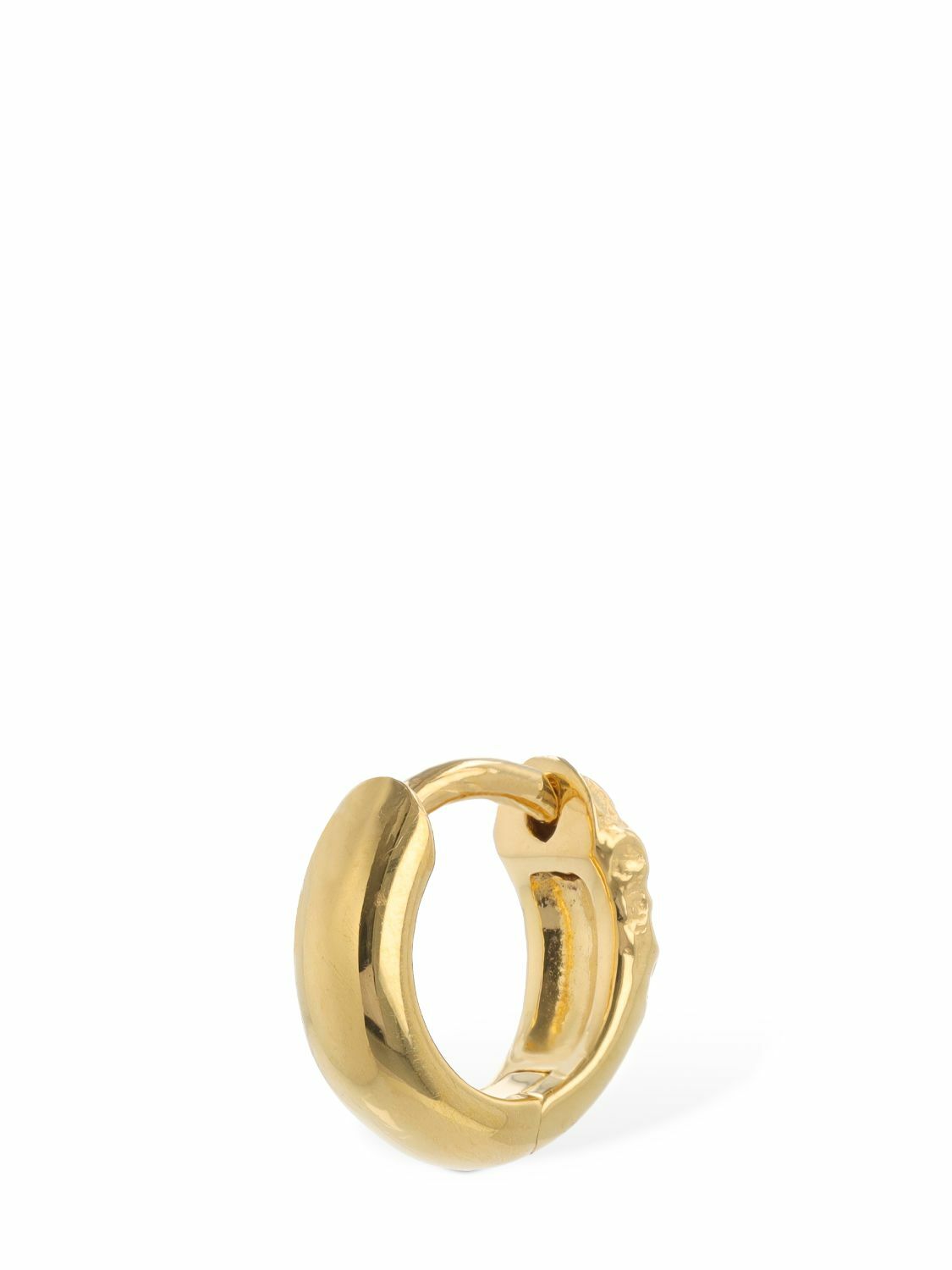MARIA BLACK - Axton 7 Bi-texture Mono Huggie Earring