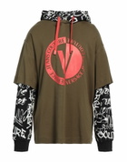 Versace Jeans Couture Mens Sweatshirt Military in Green