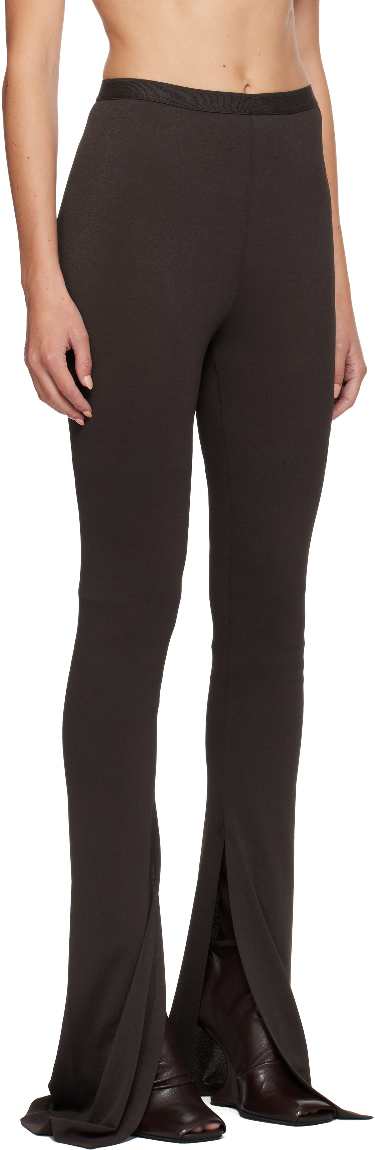 Rick Owens Lilies Brown Concordians Carmen Trousers