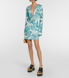 Louisa Ballou Printed minidress