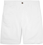 Incotex - Stretch-Cotton Bermuda Shorts - Men - White