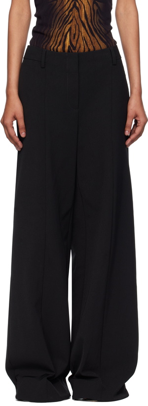 Photo: Jean Paul Gaultier Black 'The Stirrup' Trousers