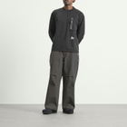 and wander Men's Hybrid Warm Longsleeve Pocket T-Shirt in Black
