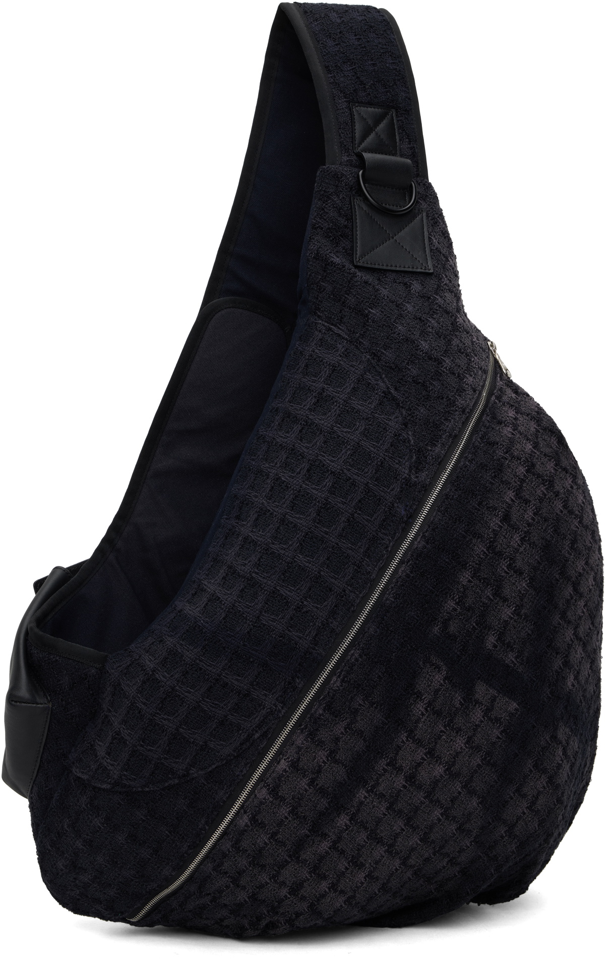 JiyongKim Navy Sun-Bleached Sling Bag