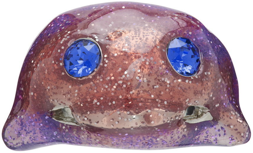 Collina Strada Pink Baby Dolphin Ring
