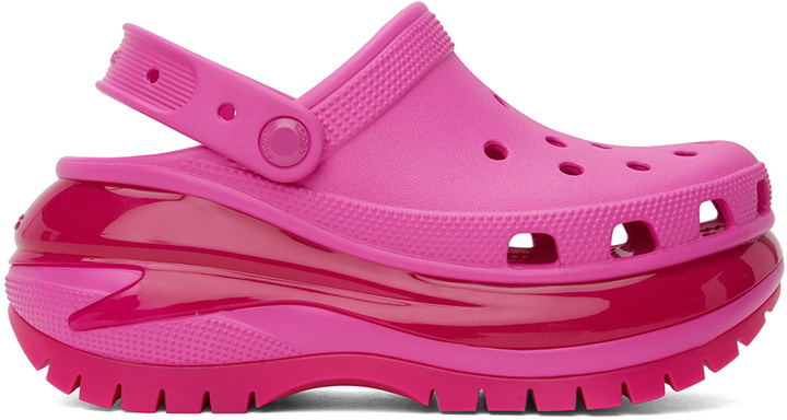 Photo: Crocs Pink Mega Crush Clogs